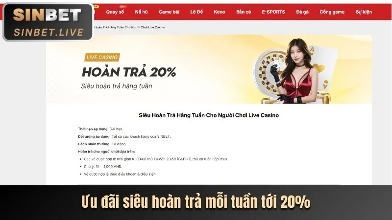 Đặt giới hạn tiền cược